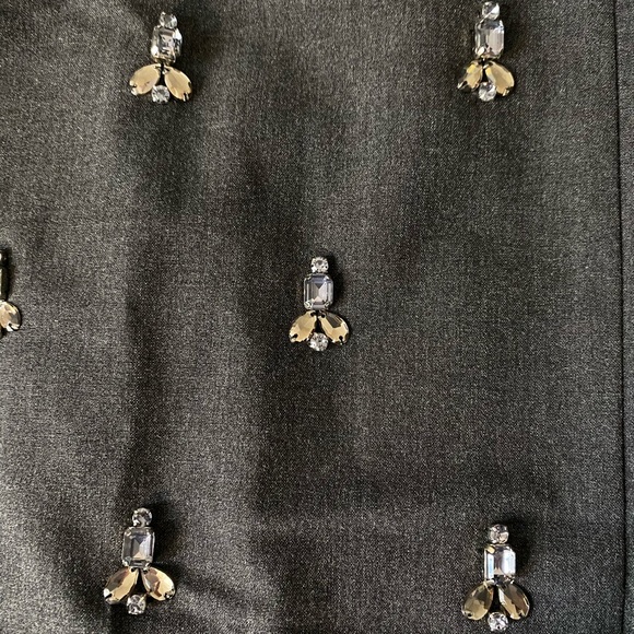 NWOT Pencil skirt with Jewelry and beads - Picture 3 of 4